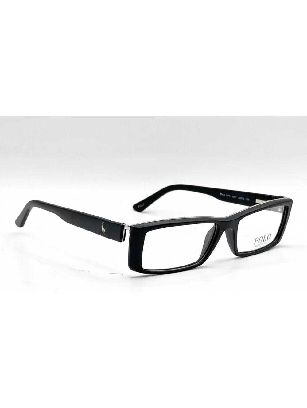 Polo Ralph Lauren 2070 5247 Matte Black Authentic Eyeglasses 54-16-135